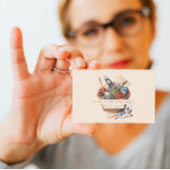 Sjabloon voor visitekaartjes gehaakt