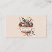 Sjabloon voor visitekaartjes gehaakt (Voorkant)