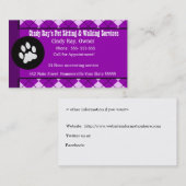 Sjabloon voor visitekaartjes in Argyle (Voorkant / Achterkant)