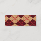 Sjabloon voor visitekaartjes in Argyle (Achterkant)