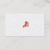 Sjabloon voor visitekaartjes Japans restaurant (Achterkant)