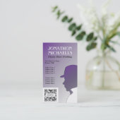 Sjabloon voor visitekaartjes Kleding Mannen voor d (Staand voorkant)