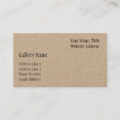 Sjabloon voor visitekaartjes (Kraft Finish) (Voorkant)