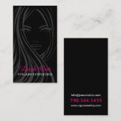 Sjabloon voor visitekaartjes met Eyelash Extension (Voorkant / Achterkant)