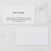 Sjabloon voor visitekaartjes met metalen afwerking (Voorkant / Achterkant)