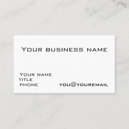 Sjabloon voor visitekaartjes met pictogrammen voor