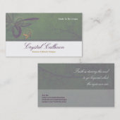 Sjabloon voor visitekaartjes - Mooie vlinder (Voorkant / Achterkant)