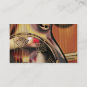 Sjabloon voor visitekaartjes, muziekindustrie visitekaartje (Achterkant)