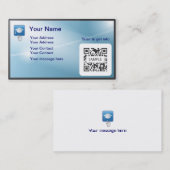 Sjabloon voor visitekaartjes online graden (Voorkant / Achterkant)