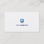 Sjabloon voor visitekaartjes online graden (Achterkant)