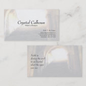 Sjabloon voor visitekaartjes - Pad naar licht (Voorkant / Achterkant)