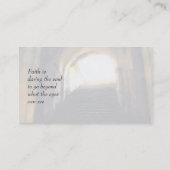 Sjabloon voor visitekaartjes - Pad naar licht (Achterkant)