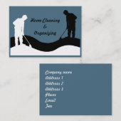 Sjabloon voor visitekaartjes reinigen (Voorkant / Achterkant)