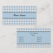 Sjabloon voor visitekaartjes retro (Voorkant / Achterkant)