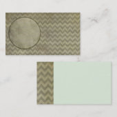 sjabloon voor visitekaartjes stijl chevron (Voorkant / Achterkant)