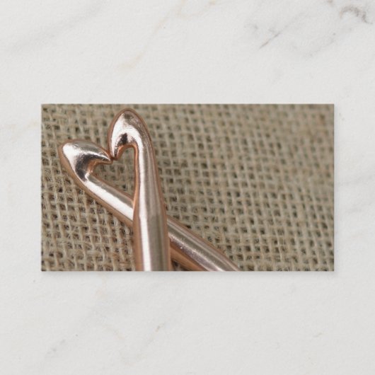 Sjabloon voor visitekaartjes van Crochet Lovers (Voorkant)