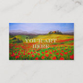 Sjabloon voor visitekaartjes van Fine Art Painter  (Achterkant)