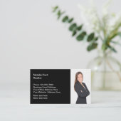 Sjabloon voor visitekaartjes van Photo Realtor (Staand voorkant)