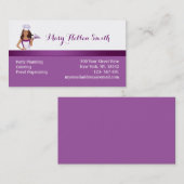 Sjabloon voor visitekaartjes voor bakkerijkoppen (Voorkant / Achterkant)