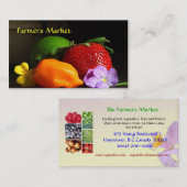 Sjabloon voor visitekaartjes voor boeren (Voorkant / Achterkant)