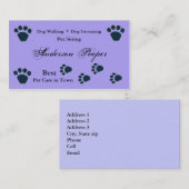 Sjabloon voor visitekaartjes voor huisarts (Voorkant / Achterkant)