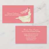 Sjabloon voor visitekaartjes voor huwelijkscoördin (Voorkant / Achterkant)