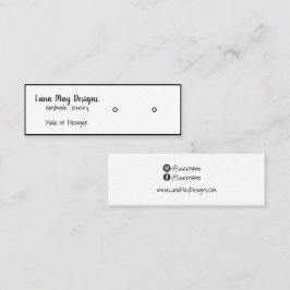 Sjabloon voor visitekaartjes voor juwelen