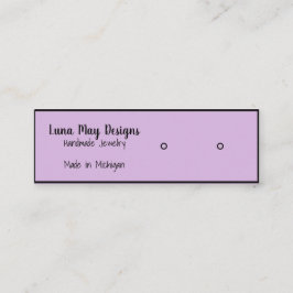 Sjabloon voor visitekaartjes voor juwelen