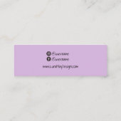 Sjabloon voor visitekaartjes voor juwelen (Achterkant)