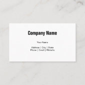 Sjabloon voor visitekaartjes voor loodgieterswerk (Achterkant)