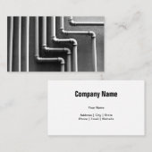 Sjabloon voor visitekaartjes voor loodgieterswerk (Voorkant / Achterkant)