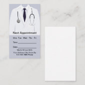 Sjabloon voor visitekaartjes voor medische benoemi (Voorkant / Achterkant)