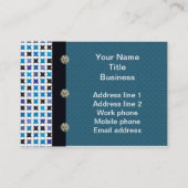 Sjabloon voor visitekaartjes voor ontwerper (Achterkant)