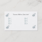 Sjabloon voor visitekaartjes voor ontwerper (Achterkant)