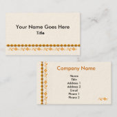 Sjabloon voor visitekaartjes voor ontwerper (Voorkant / Achterkant)