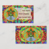 Sjabloon voor visitekaartjes voor Turfhanden (Voorkant / Achterkant)