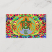 Sjabloon voor visitekaartjes voor Turfhanden (Achterkant)