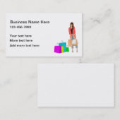 Sjabloon voor visitekaartjes voor winkelthema (Voorkant / Achterkant)