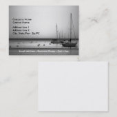 Sjabloon voor visitekaartjes Yachts II (Voorkant / Achterkant)