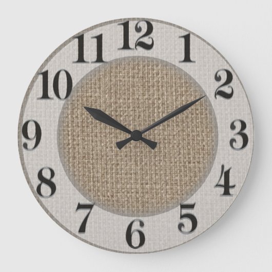 Sjabloon voor vlakke bekleding grote klok (Voorkant)