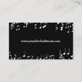 Sjabloon voor VOICE-TEACHER Visitekaartje (Achterkant)