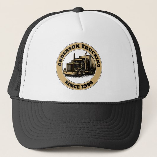 Sjabloon voor vrachtwagens trucker pet (Voorkant)