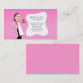 Sjabloon voor vriendschappelijke Baking Business C Visitekaartje (Voorkant / Achterkant)