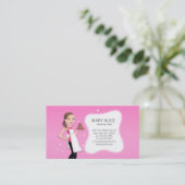 Sjabloon voor vriendschappelijke Baking Business C Visitekaartje (Staand voorkant)