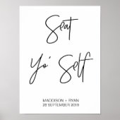 Sjabloon voor vrije zitplaats voor joden poster (Voorkant)