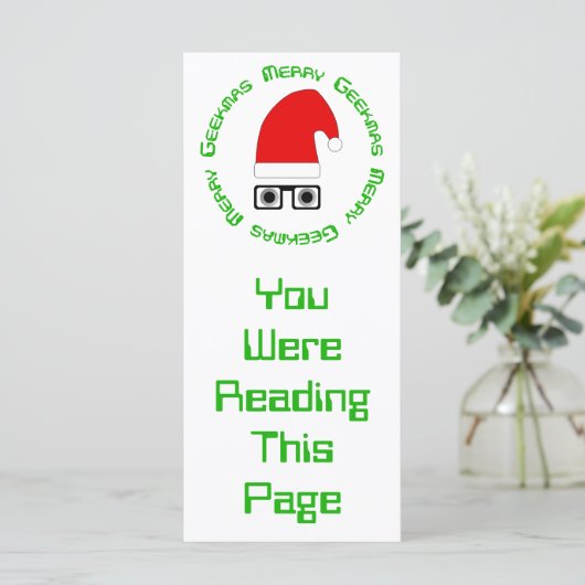 Sjabloon voor vrolijk kerstBladwijzer (Staand voorkant)