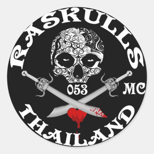 Sjabloon voor vulteken ronde sticker (Voorkant)