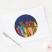 Sjabloon voor vulteken ronde sticker (Envelop)