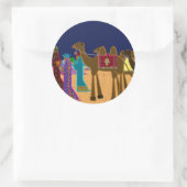 Sjabloon voor vulteken ronde sticker (Tas)