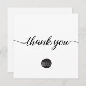 Sjabloon voor waardering van zakelijke logo voor k (Voorkant / Achterkant)